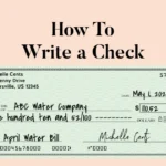 how to write a check