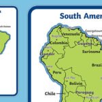 south america map