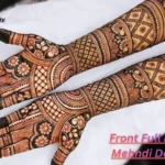front hand mehndi design