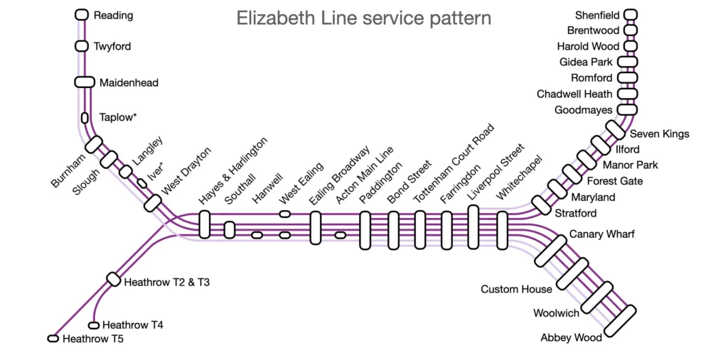elizabeth line map