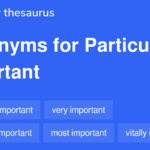 important synonym