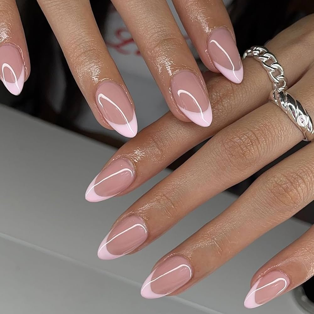 french tip nails