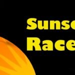 sunset bike racing