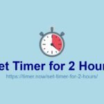 2 hour timer